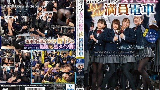 DVDMS-961 A school girl in black tights gets stuffy on a crowded train.The humidity is over 300%…Right after school, she gets stuffy in black tights of various deniers and is ste